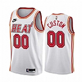 Men & Youth Customized Miami Heat Active Player White Classic Edition Stitched Jersey,baseball caps,new era cap wholesale,wholesale hats