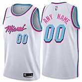 Men & Youth Customized Miami Heat White Nike Swingman City Edition Jersey,baseball caps,new era cap wholesale,wholesale hats