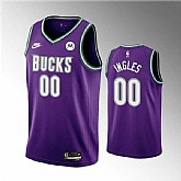 Men & Youth Customized Milwaukee Bucks Active Player 2022-23 Purple Classic Edition Swingman Stitched Jersey,baseball caps,new era cap wholesale,wholesale hats