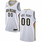 Men & Youth Customized New Orleans Pelicans Swingman White Home Nike Association Edition Jersey