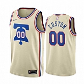 Men & Youth Customized Philadelphia 76ers Cream Nike Swingman 2020-21 Earned Edition Jersey,baseball caps,new era cap wholesale,wholesale hats