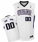 Men & Youth Customized Sacramento Kings White Jersey