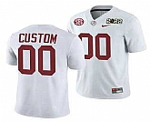 Men's Alabama Crimson Tide ACTIVE PLAYER Customized 2022 Patch White College Football Stitched Jersey,baseball caps,new era cap wholesale,wholesale hats
