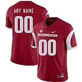 Men's Arkansas Razorbacks Customized Red College Football Jersey,baseball caps,new era cap wholesale,wholesale hats