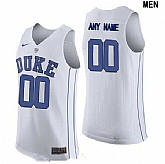 Men's Duke Blue Devils Custom Nike Performance Elite White College Basketball Jersey,baseball caps,new era cap wholesale,wholesale hats