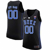 Men's Duke Blue Devils Customized Black Nike College Basketball Jersey,baseball caps,new era cap wholesale,wholesale hats