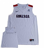 Men's Gonzaga Bulldogs White Customized College Basketball Jersey,baseball caps,new era cap wholesale,wholesale hats