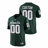 Men's Michigan State Spartans Customized Green College Football Stitched Jersey,baseball caps,new era cap wholesale,wholesale hats