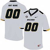 Men's Missouri Tigers Customized White Nike College Football Jersey
