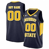 Men's Murray State Racers Customized Navy College Basketball Jersey,baseball caps,new era cap wholesale,wholesale hats