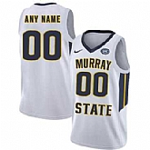 Men's Murray State Racers Customized White College Basketball Jersey,baseball caps,new era cap wholesale,wholesale hats