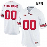 Men's Ohio State Buckeyes Customized College Football Nike 2015 White Limited Jersey,baseball caps,new era cap wholesale,wholesale hats