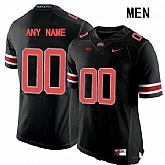 Men's Ohio State Buckeyes Customized College Football Nike Lights Black Out Limited Jersey,baseball caps,new era cap wholesale,wholesale hats