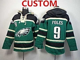 Men's Philadelphia Eagles Custom 2014 Dark Green Hoodie,baseball caps,new era cap wholesale,wholesale hats