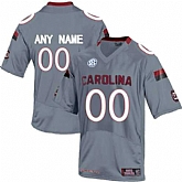 Men's South Carolina Gamecocks Grey Customized College Jersey,baseball caps,new era cap wholesale,wholesale hats