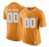 Men's Tennessee Volunteers Orange Customized College Football Jersey