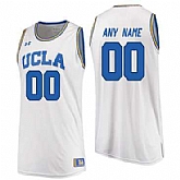 Men's UCLA Bruins White Customized College Basketball Jersey,baseball caps,new era cap wholesale,wholesale hats