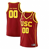 Men's USC Trojans Customized Red College Basketball Jersey,baseball caps,new era cap wholesale,wholesale hats