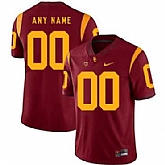 Men's USC Trojans Red Customized College Football Jersey
