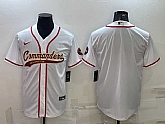Men's Washington Commanders Blank White With Patch Cool Base Stitched Baseball Jersey,baseball caps,new era cap wholesale,wholesale hats