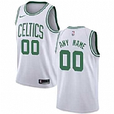 Women's Customized Boston Celtics White Nike NBA Association Edition Jersey