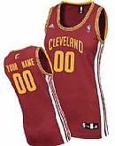 Women's Customized Cleveland Cavaliers Red Jersey,baseball caps,new era cap wholesale,wholesale hats