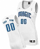 Women's Customized Orlando Magic White Jersey 