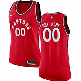Women's Customized Toronto Raptors Swingman Red Nike NBA Icon Edition Jersey
