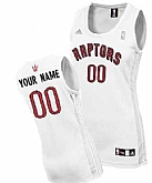 Women's Customized Toronto Raptors White Basketball Jersey