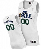 Women's Customized Utah Jazz White Basketball Jersey,baseball caps,new era cap wholesale,wholesale hats