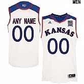 Women's Kansas Jayhawks Custom Adidas White College Basketball Jersey,baseball caps,new era cap wholesale,wholesale hats