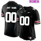 Women's Ohio State Buckeyes Customized College Football Nike Black Limited Jersey,baseball caps,new era cap wholesale,wholesale hats