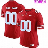 Women's Ohio State Buckeyes Customized College Football Nike Red Limited Jersey,baseball caps,new era cap wholesale,wholesale hats