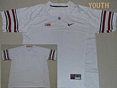 Youth Ohio State Buckeyes Customized College Football Nike 2016 White Limited Jersey,baseball caps,new era cap wholesale,wholesale hats