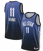 Men's 2023 All-Star #11 Kyrie Irving Blue Game Swingman Stitched Basketball Jersey Dzhi,baseball caps,new era cap wholesale,wholesale hats