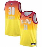 Men's 2023 All-Star #30 Stephen Curry Orange Game Swingman Stitched Basketball Jersey Dzhi,baseball caps,new era cap wholesale,wholesale hats