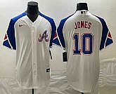 Men's Atlanta Braves #10 Chipper Jones White 2023 City Connect Cool Base Stitched Jersey,baseball caps,new era cap wholesale,wholesale hats