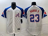 Men's Atlanta Braves #23 Michael Harris II White 2023 City Connect Flex Base Stitched Baseball Jerseys,baseball caps,new era cap wholesale,wholesale hats