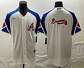 Men's Atlanta Braves Big Logo White 2023 City Connect Cool Base Stitched Jersey,baseball caps,new era cap wholesale,wholesale hats