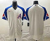 Men's Atlanta Braves Blank White 2023 City Connect Cool Base Stitched Jersey,baseball caps,new era cap wholesale,wholesale hats