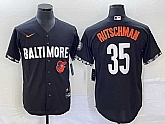 Men's Baltimore Orioles #35 Adley Rutschman Black 2023 City Connect Cool Base Stitched Jersey,baseball caps,new era cap wholesale,wholesale hats