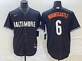 Men's Baltimore Orioles #6 Ryan Mountcastle Black 2023 City Connect Cool Base Stitched Jersey,baseball caps,new era cap wholesale,wholesale hats