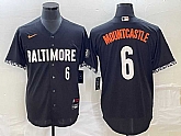 Men's Baltimore Orioles #6 Ryan Mountcastle Number Black 2023 City Connect Cool Base Stitched MLB Jerseys,baseball caps,new era cap wholesale,wholesale hats