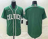 Men's Boston Celtics Blank Green Stitched Baseball Jersey,baseball caps,new era cap wholesale,wholesale hats
