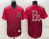 Men's Boston Red Sox Big Logo Nike Red Fade Stitched Jersey,baseball caps,new era cap wholesale,wholesale hats