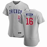 Men's Chicago Cubs #16 Patrick Wisdom Gray Flex Base Stitched Jersey Dzhi,baseball caps,new era cap wholesale,wholesale hats