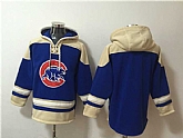Men's Chicago Cubs Blank Ageless Must-Have Lace-Up Pullover Hoodie,baseball caps,new era cap wholesale,wholesale hats