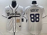 Men's Chicago White Sox #88 Luis Robert Number White Cool Base Stitched Baseball Jersey,baseball caps,new era cap wholesale,wholesale hats