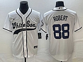 Men's Chicago White Sox #88 Luis Robert White Cool Base Stitched Baseball Jersey,baseball caps,new era cap wholesale,wholesale hats