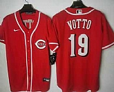 Men's Cincinnati Reds #19 Joey Votto Red Stitched MLB Cool Base Nike Jersey,baseball caps,new era cap wholesale,wholesale hats